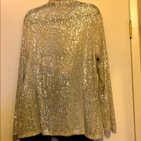 Bucket List Sequin Blazer. - Picture 3 of 4